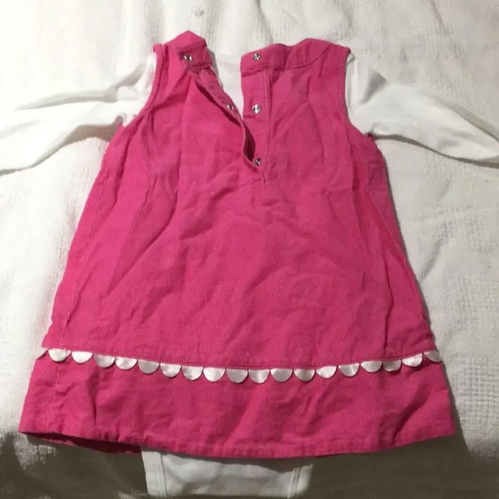 Ultra tiny courderoy hot pink fox jumper worn once